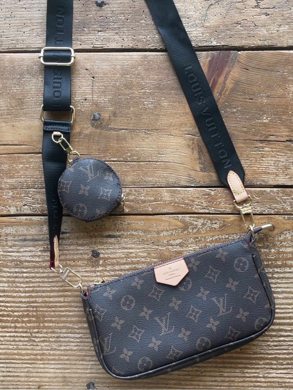 L0u!$ Vu!tt0n inspired mini pochette in monogram